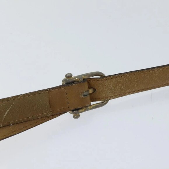 CELINE Macadam Canvas Shoulder Bag PVC Beige - Picture 9 of 15